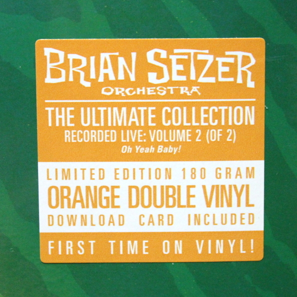 Brian Setzer Orchestra / The Ultimate Collection Recorded Live: Volume 2 - Oh Yeah Baby! (Coloured Vinyl) (2LP)