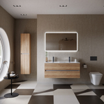 Тумба с раковиной Sancos Urban, 119 см., ламинат коричневый, UR120-2EG
