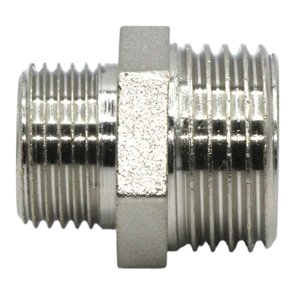 Ниппель TEBO переходной 1/2"x3/8" НР/НР