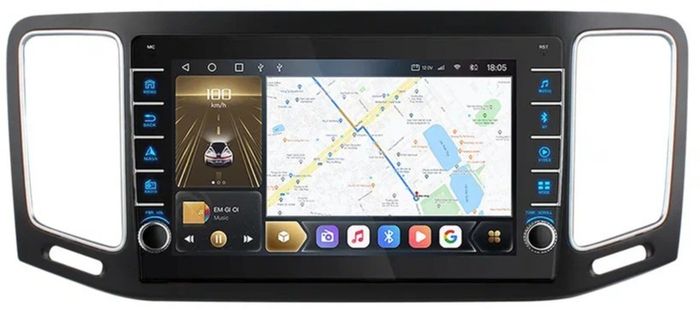 Магнитола для Volkswagen Sharan - Kuberg OL-9915 (кнопки и крутилки), Android 12, Быстрая, CarPlay, 4G SIM-слот