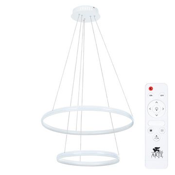 Подвесной светодиодный светильник 70W 3000K/4000К/6000К A2198SP-2WH белый Meridiana Arte Lamp