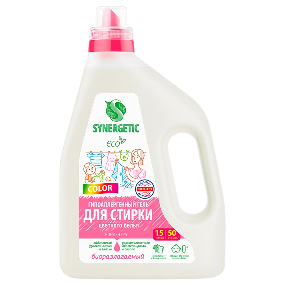Synergetic Гель для стирки 1,5л Color