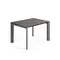 Стол Atta 120 (180) x80 антрацит керамика Vulcano Ash