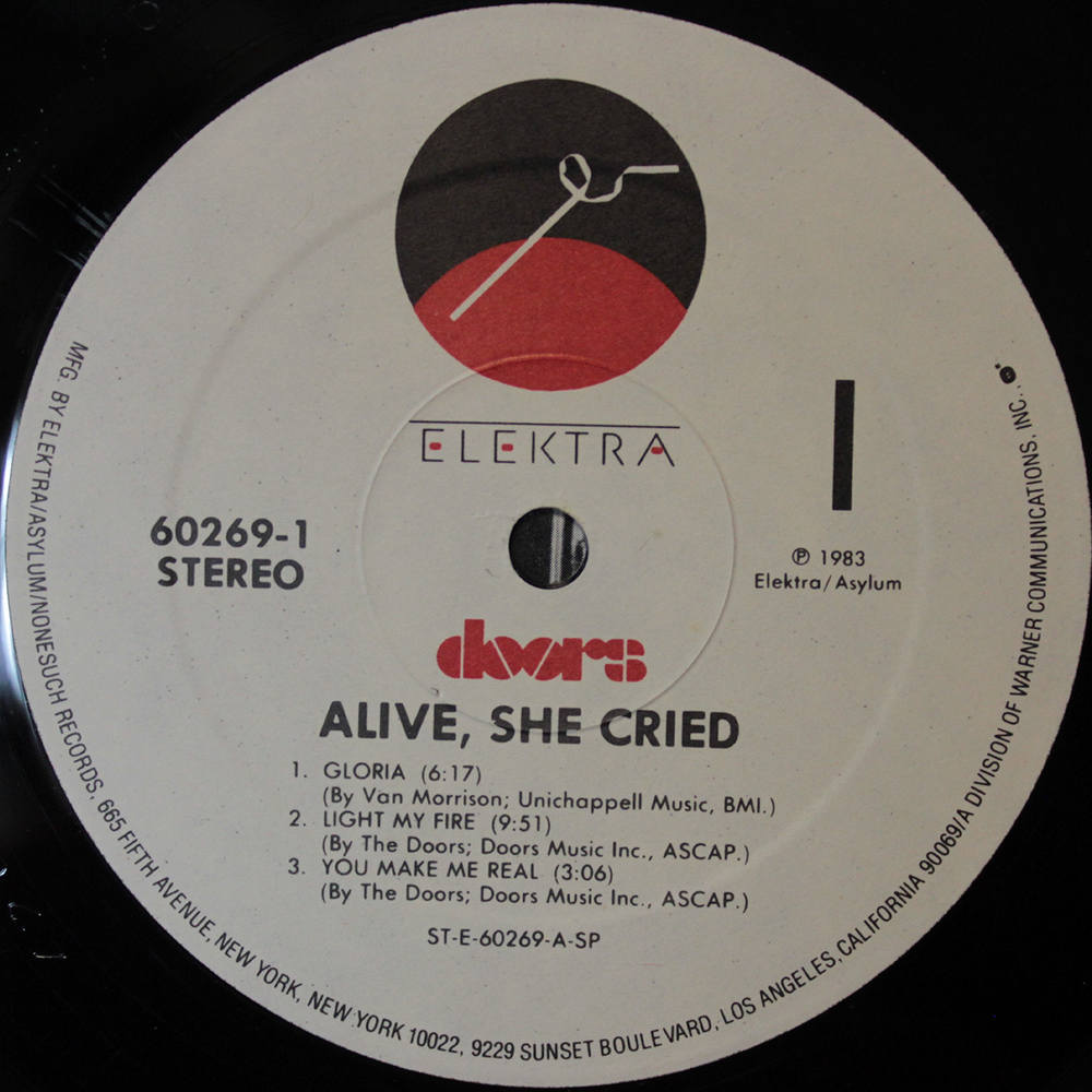 The Doors / Alive, She Cried (LP)