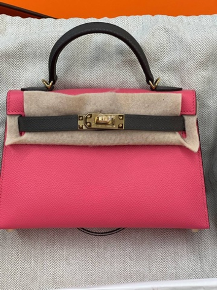 Сумка Hermes Kelly Mini Epsom ручной шов