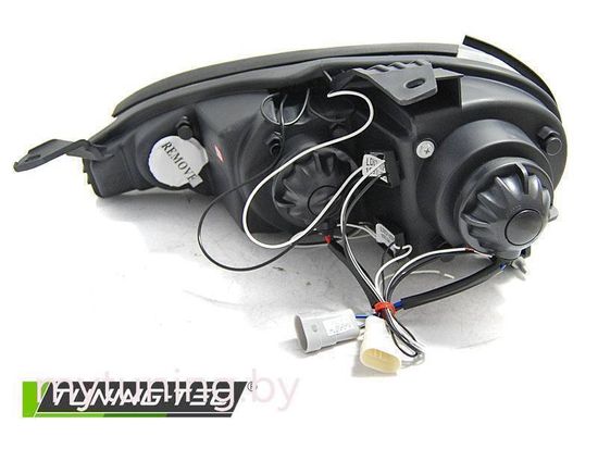 Передние фары Angel Eyes для Mazda MX5 NB (01-05) хромированные