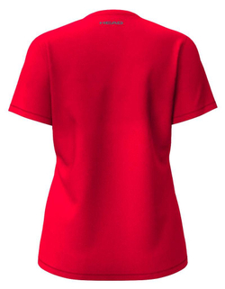 Женская теннисная футболка Head Club Original - red