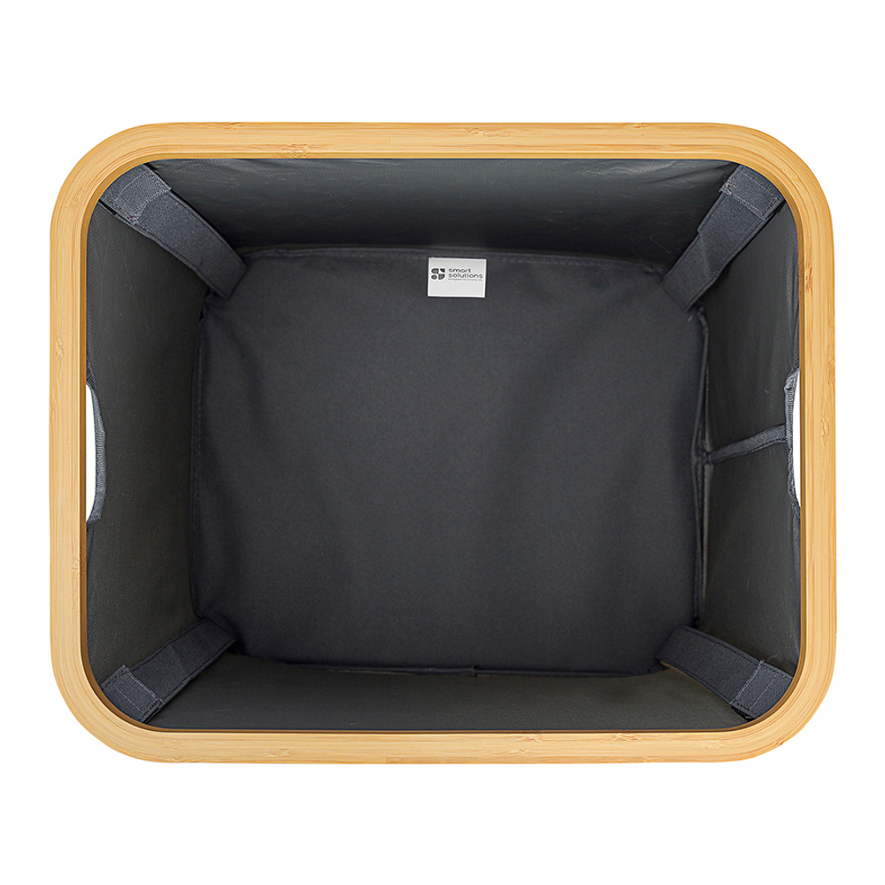 Корзина для белья 40x33x43см Smart Solutions Neat Mid серая