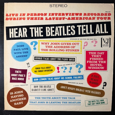 The Beatles ‎– Hear The Beatles Tell All (США 1979г.)