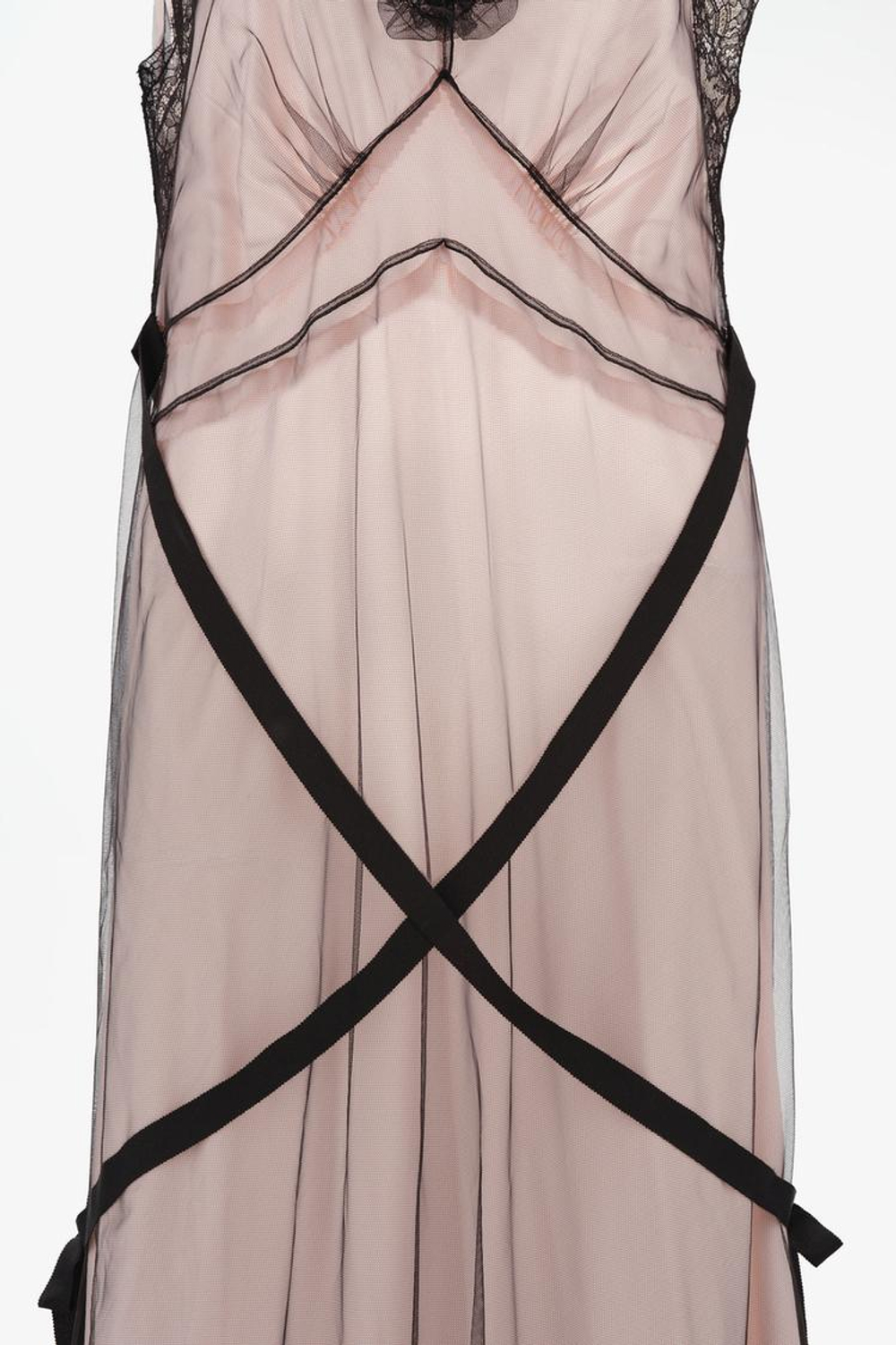 ZARA X JOHN GALLIANO ПЛАТЬЕ-КОМБИНАЦИЯ ИЗ 100% ШЕЛКА LIMITED EDITION, БЛЕДНО-РОЗОВЫЙ