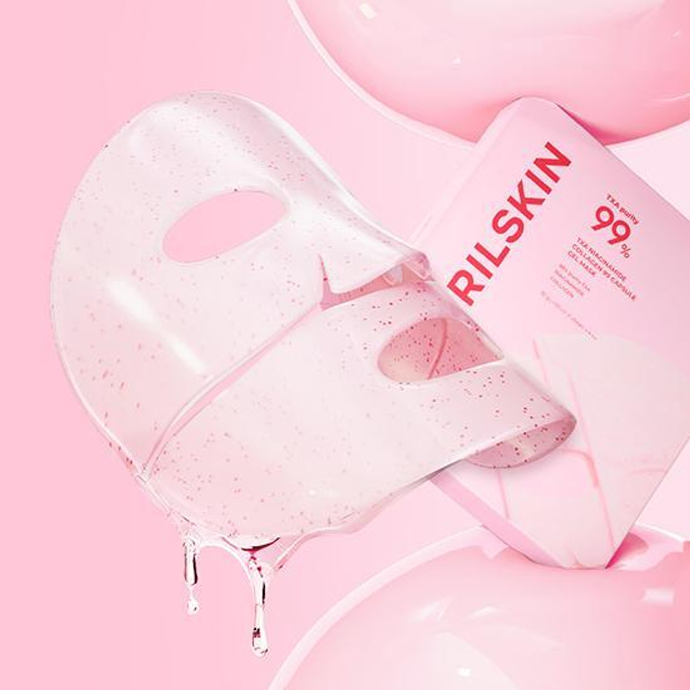 Aprilskin Маска гидрогелевая капсульная TXA Niacinamide Collagen 99 Capsule Gel Mask 30g