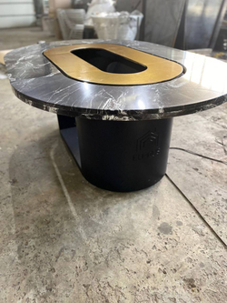 Дровяной гриль-стол Elbrus Grill Эверест 1460 (столешница 2100x1400 мм)