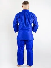 C333 Кимоно для дзюдо подростковое Clinch Judo Silver FDR синее