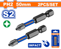 Ударная бита 2 шт. PH2x50 мм (200/400) WADFOW WSV2K61