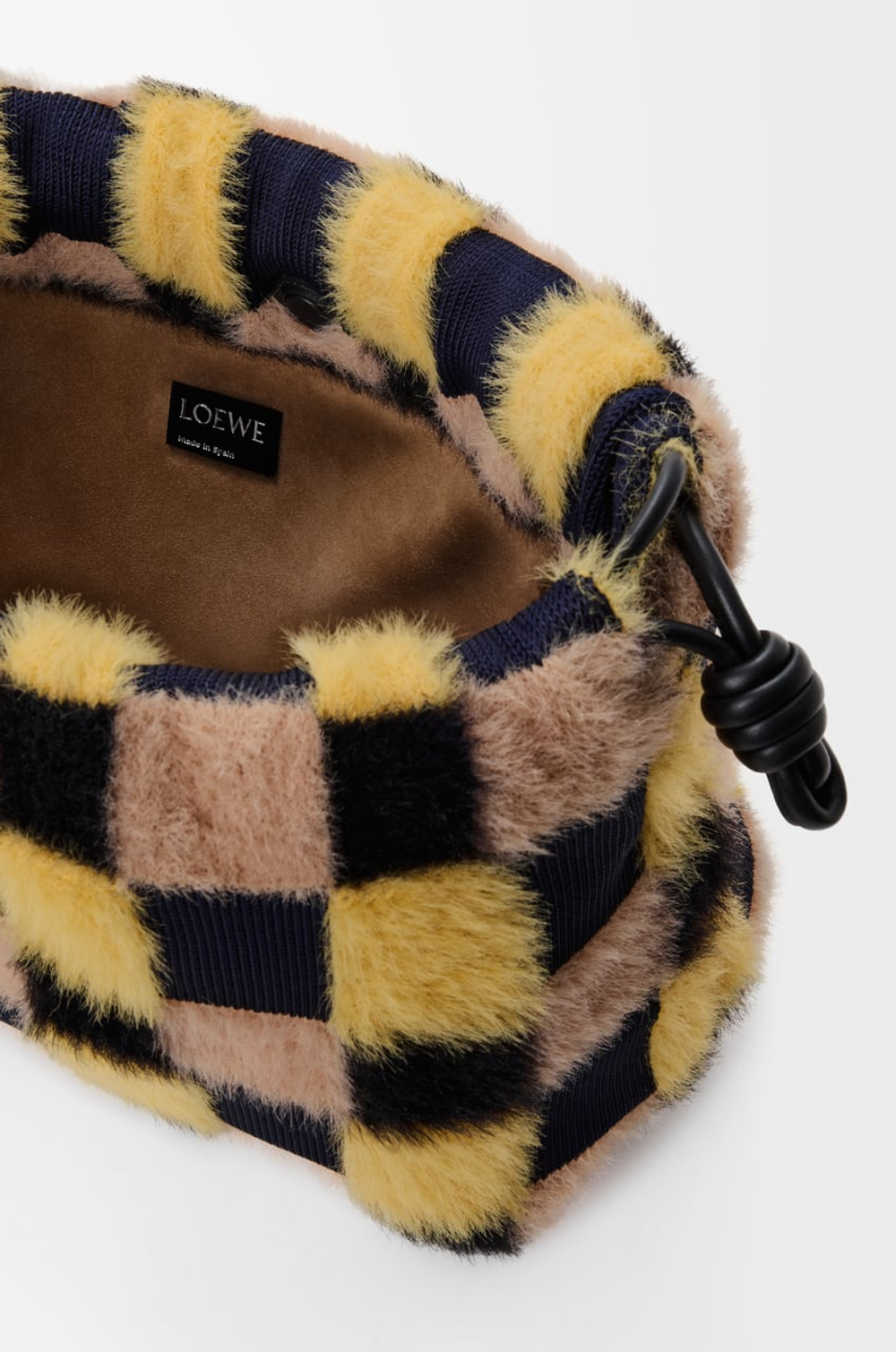 Loewe Средняя сумка Flamenco из жаккардовой вязки, разноцветный