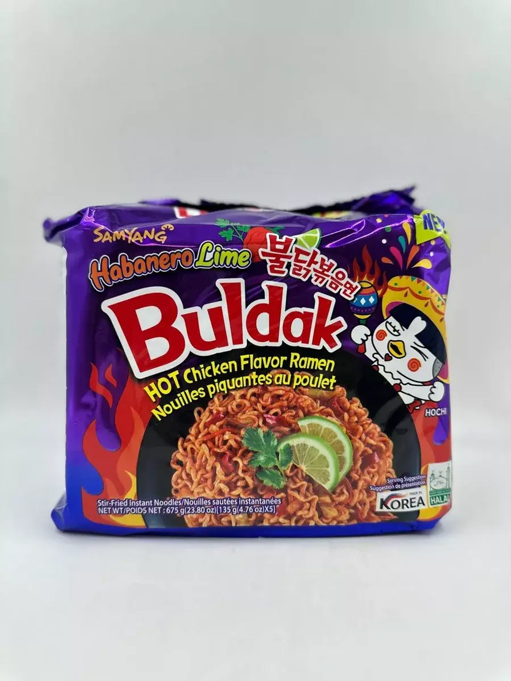 Лапша быстрого приготовления Samyang c лаймом