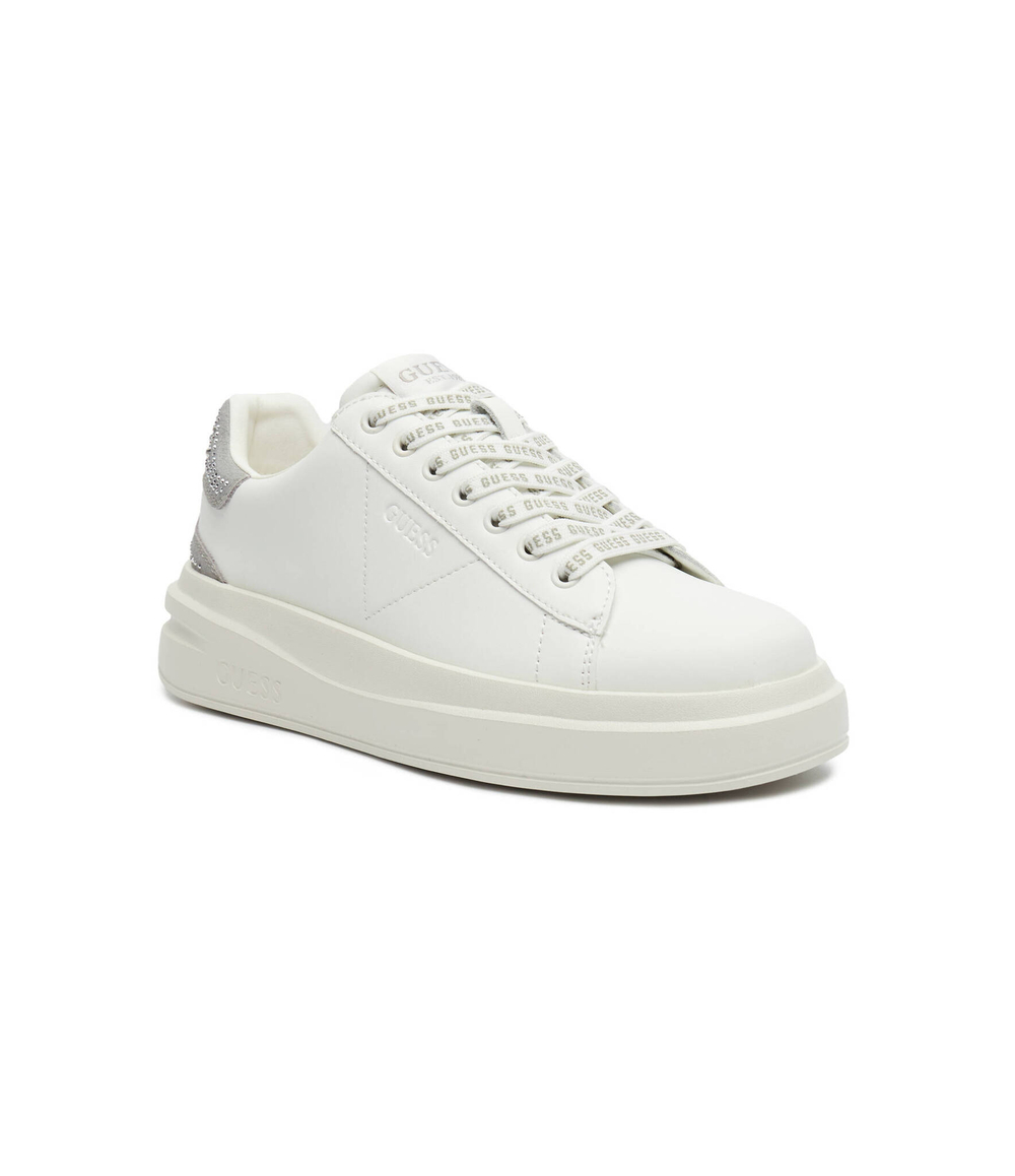 Кожаные кроссовки elbina Guess - белый(FLTELB LEA12)