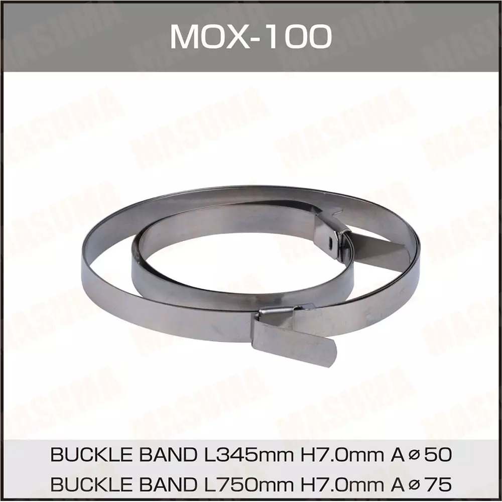 Хомут пыльника шруса металлический (стяжной) MOX100, Masuma