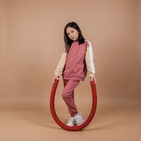 Свитшот Колор блок "Пепельная роза" подростковый