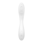 Белый вибромассажер 23см с движущимся шариком Satisfyer Rrrolling Pleasure 4043982