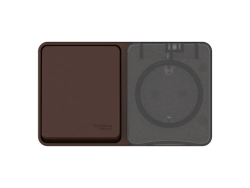 ATLASDESIGN PROFI IP54 О/У БЛОК: РОЗЕТКА с заземл. со шт., 16А, ВЫКЛЮЧАТЕЛЬ 1-клав., 10АХ, КОРИЧНЕВЫЙ