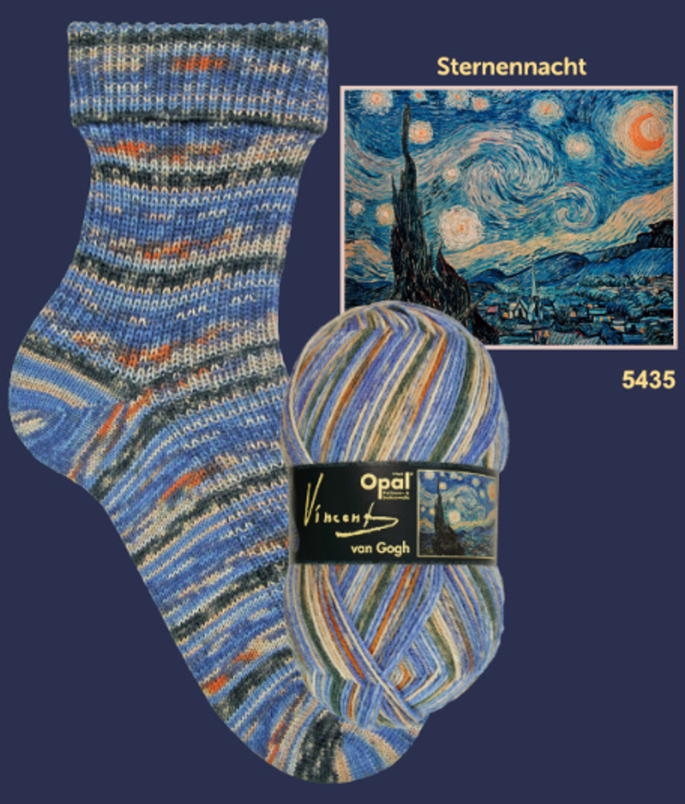 Opal Vincent Van Gogh, цвет 5435 звездная ночь