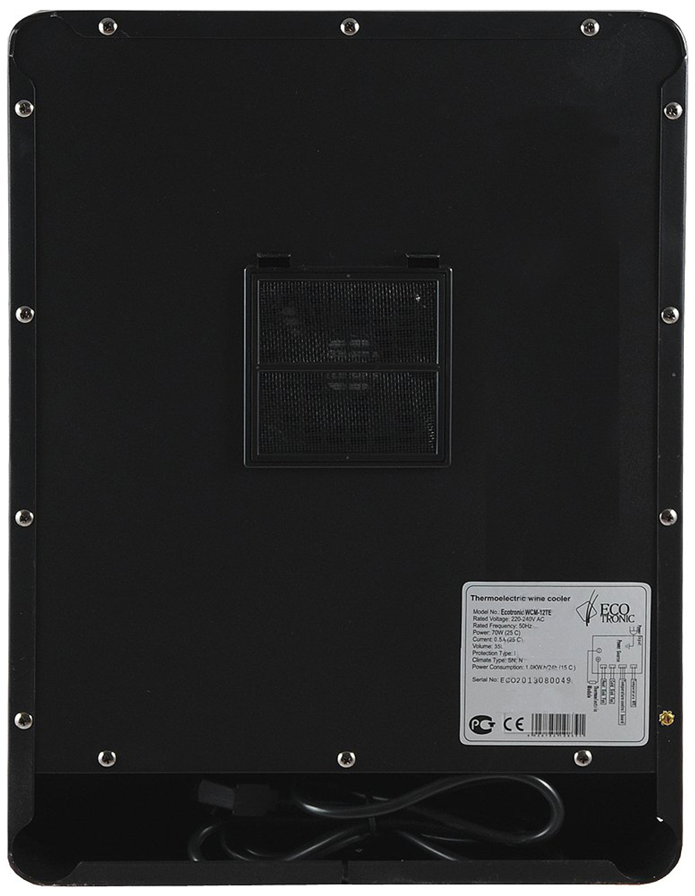 Винный шкаф настольный Ecotronic WCM-12TE (black)