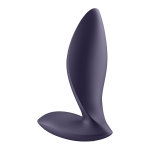 Фиолетовый анальный вибростимулятор 11,3см Satisfyer Power Plug