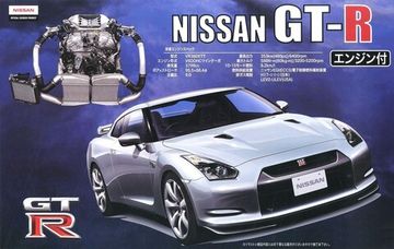 Сборная модель 1/24 Fujimi Nissan GT-R (R35) with Engine