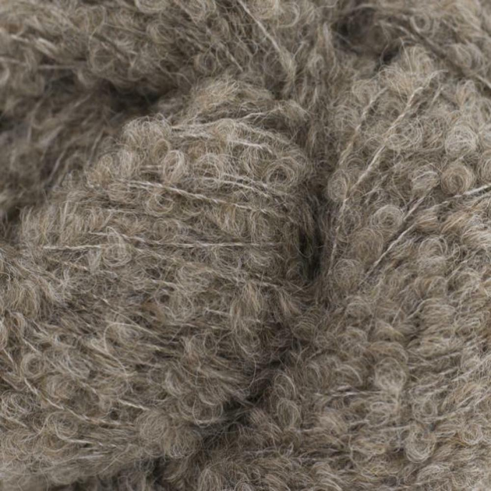Пряжа Kremke Alpaka Boucle (0091/Мишка Тедди)