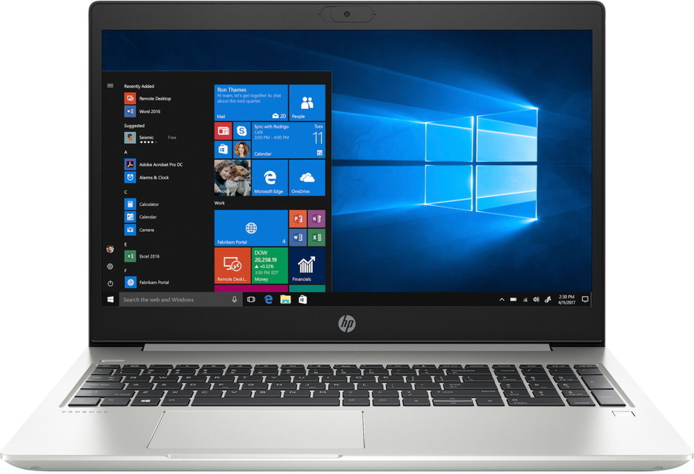 Ноутбук HP ProBook 455 G7 AMD Ryzen 5 4500U, 2.3 GHz, /8192 Mb, /15.6; HD 1366x768, /256 Gb SSD/, DVD нет, /AMD Radeon Vega,/ DOS,/ серебристый, 2 кг, 1F3M6EA
