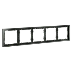 Рамка пластиковая на 5 постов Voltum S70 Титан VLS100506