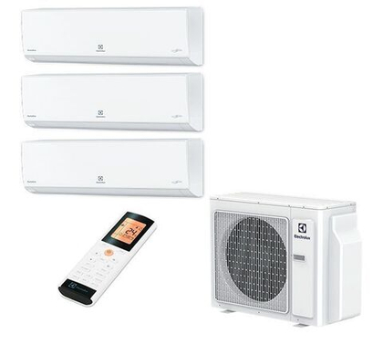 Мульти сплит-система Electrolux на 3 комнаты (25+25+25 кв.м.) Portofino