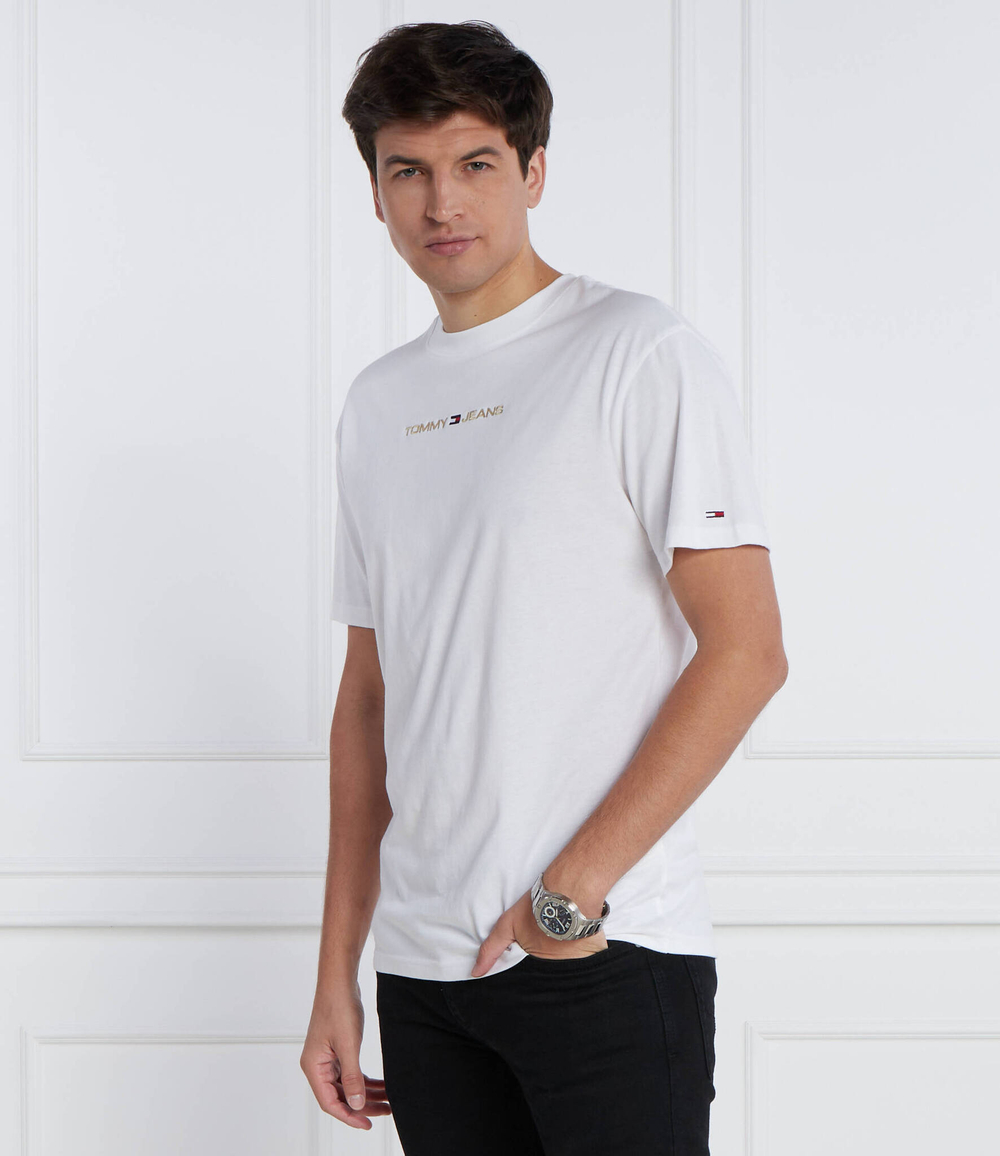 Футболка GOLD LINEAR Tommy Jeans - белый(DM0DM17728)