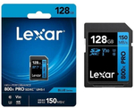 LEXAR Pro 800x SDXC UHS-1 U3 V30 128 ГБ