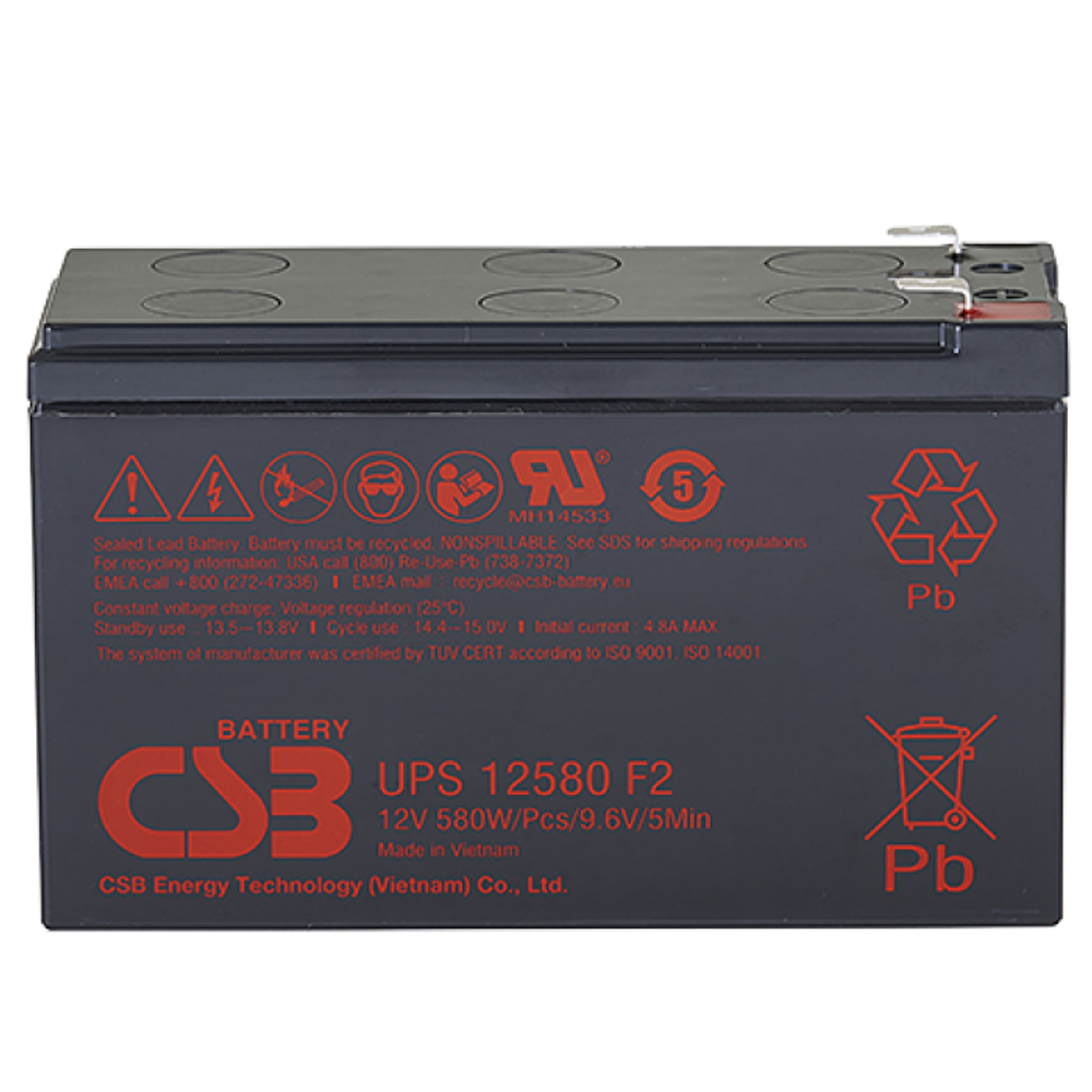 Аккумулятор CSB UPS12580 F2 - AGM ( 12В / Ач )