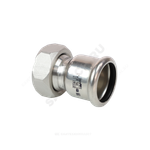 Муфта сталь нерж AISI 316L Дн 22х1" Ру16 пресс/нак/гайка Inoxpres RM 183022002