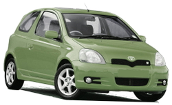 Порог левый Toyota Yaris, Vitz (Platz) купе 1999-2005 (Polcar)