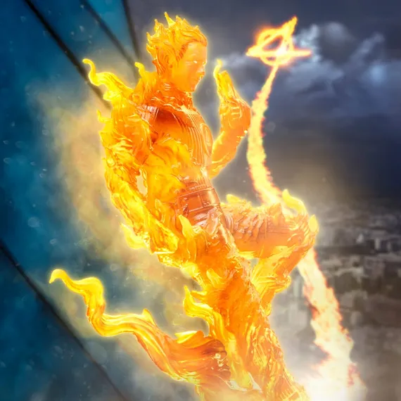 Статуэтка Фантастическая четверка: Человек Факел 1:10 / Fantastic Four Human Torch