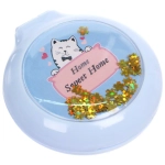 Расческа массажная складная «КОТИКИ», микс 4 дизайна, 6,5*2см (PVC коробка)