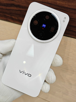 Задняя крышка OРИГИНAЛ для VIVO X200 PRO mini (V2419A) - задняя стеклянная панель. Цвет: Белый / White