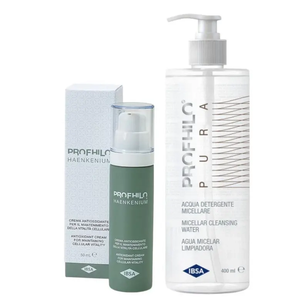 Profhilo Haenkenium Crema + Pura Micellar Cleansing Water