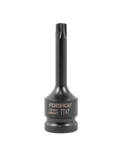 Головка-бита TORX ударная TH47 с отверстием, 1/2'' Forsage F-24607847T