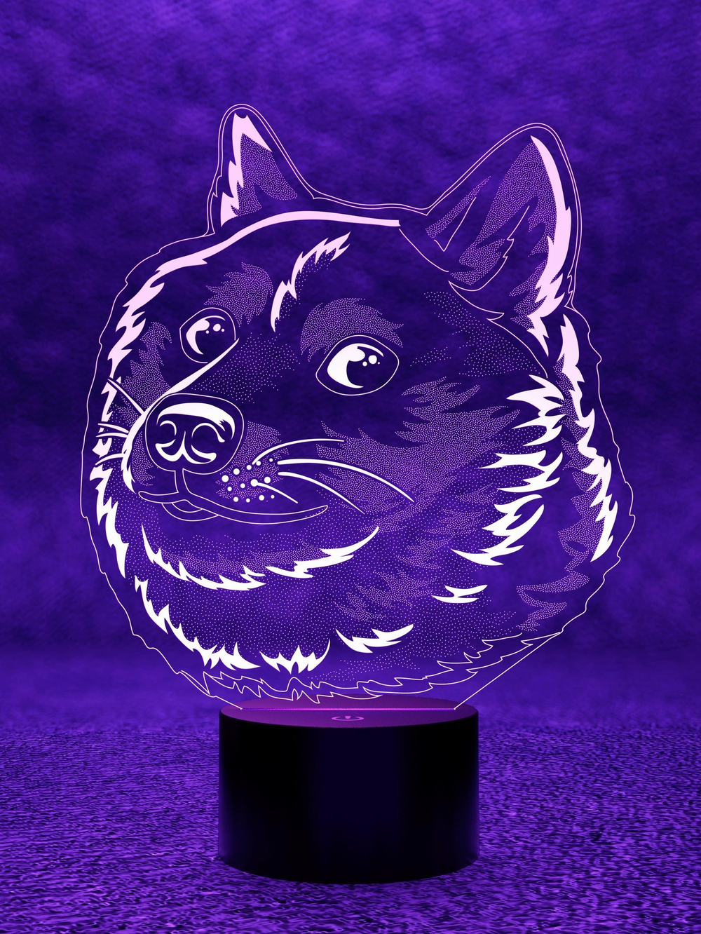 Ночник "Doge - собака"