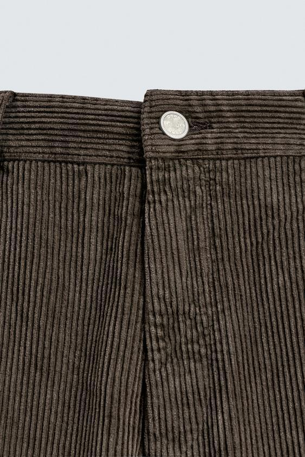 ZARA ВЕЛЬВЕТОВЫЕ БРЮКИ CARROT FIT, КОРИЧНЕВЫЙ