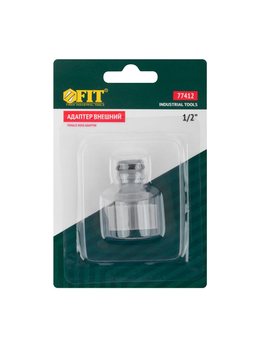 Адаптер внешний пластиковый 1/2дюйм FIT 77412