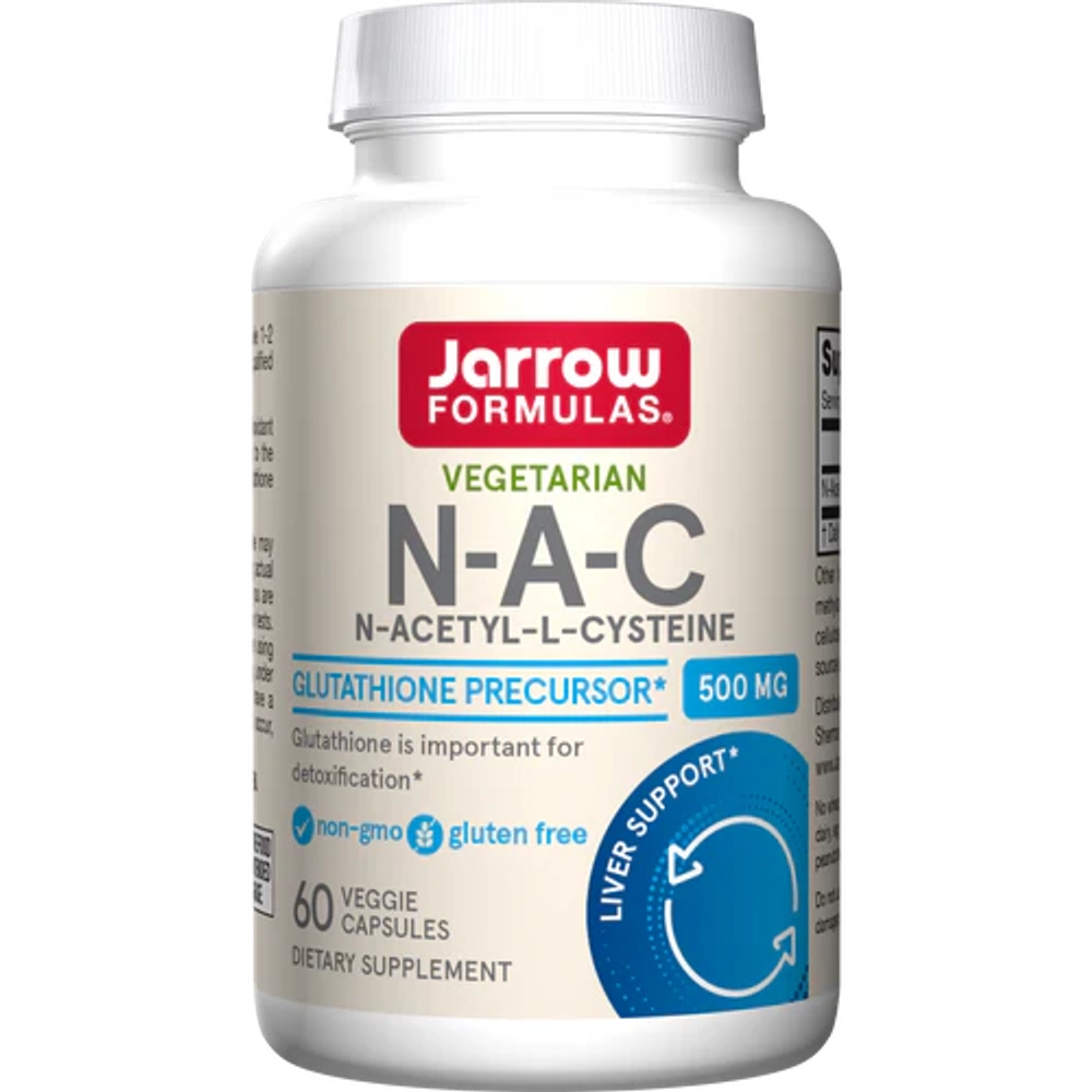 NAC (N-Acetyl-L-Cysteine) 500 мг 60 капсул Jarrow Formulas