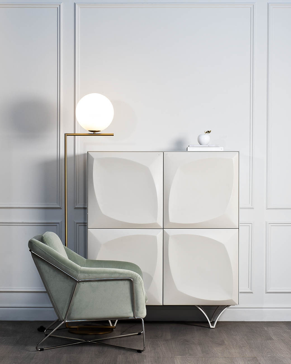 Комод высокий Garda Decor 58DB-CHH15873