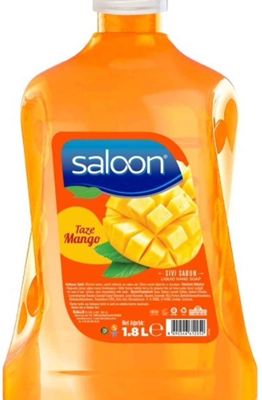 Мыло жидкое Saloon Манго 1.8л