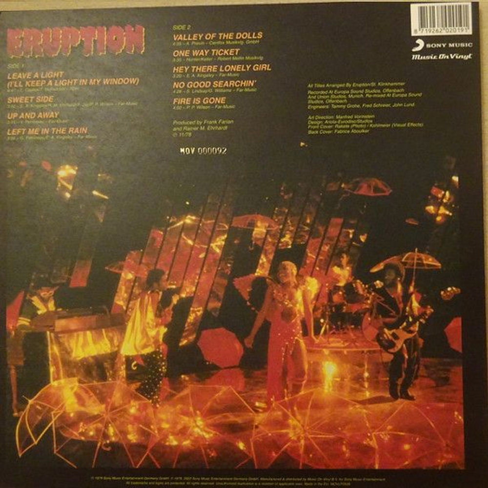 Eruption — Leave A Light (LP)